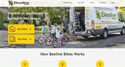 Desktop Screenshot of beelinebikes.com
